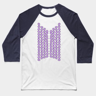 BTS bangtan gummy purple animal logo army | Morcaworks Baseball T-Shirt